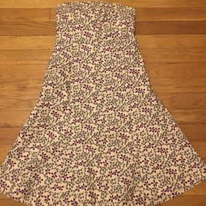 Gap Strapless Floral Dress